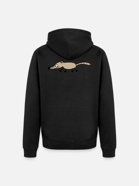 Coati drôle - Veste à capuche bio Premium Unisexe - 