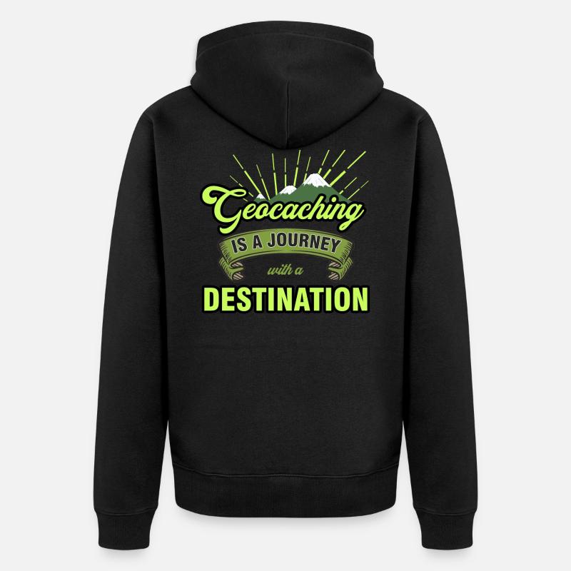 geocaching - Veste à capuche bio Premium Unisexe - noir