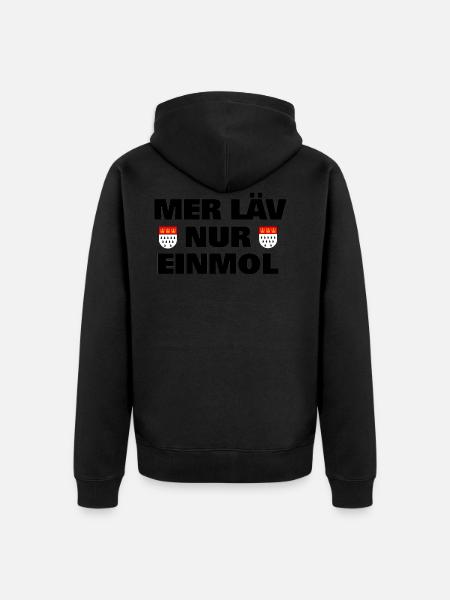 Kölsch - Unisex Premium Bio Zip Hoodie - Schwarz