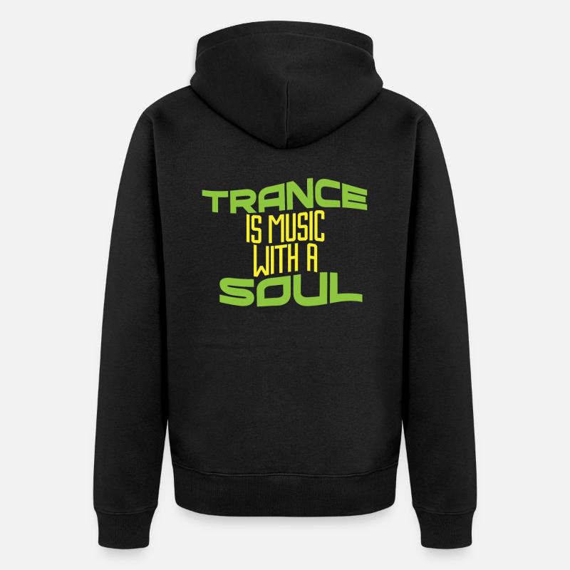 transe - Veste à capuche bio Premium Unisexe - noir