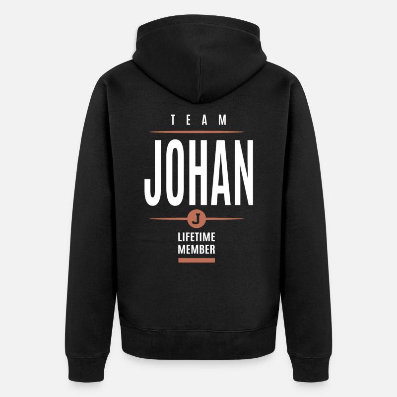 Johan Lifetime Membre - Veste à capuche bio Premium Unisexe - noir