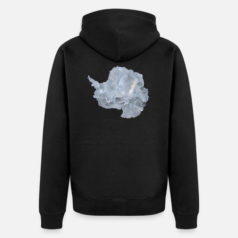 Antarctique - Veste à capuche bio Premium Unisexe - noir