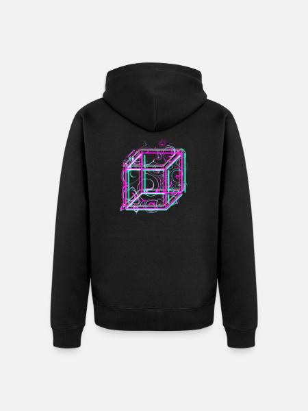 Cool dés dés - Veste à capuche bio Premium Unisexe - noir