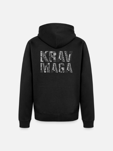 Krav Maga - Unisex Premium Bio Zip Hoodie - Schwarz