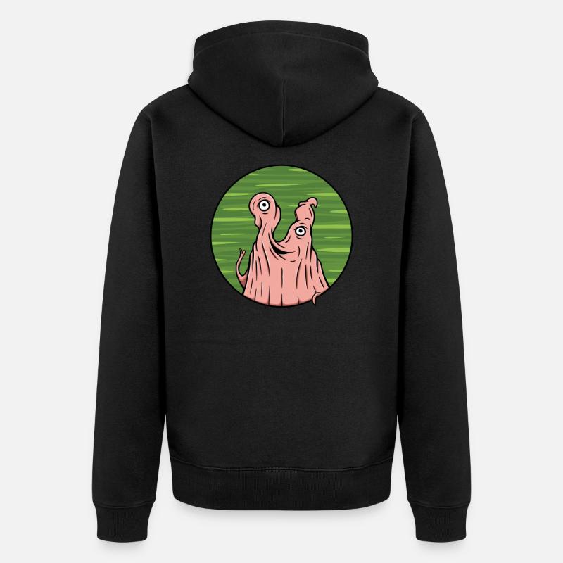 Wiley Wiggleface - Veste à capuche bio Premium Unisexe - noir