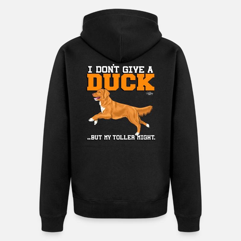 tollergiveaduck2 - Veste à capuche bio Premium Unisexe - noir