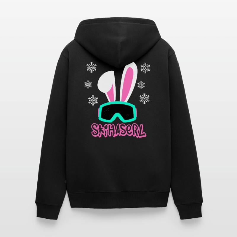 Skihaserl Unisex Premium Bio Zip Hoodie
