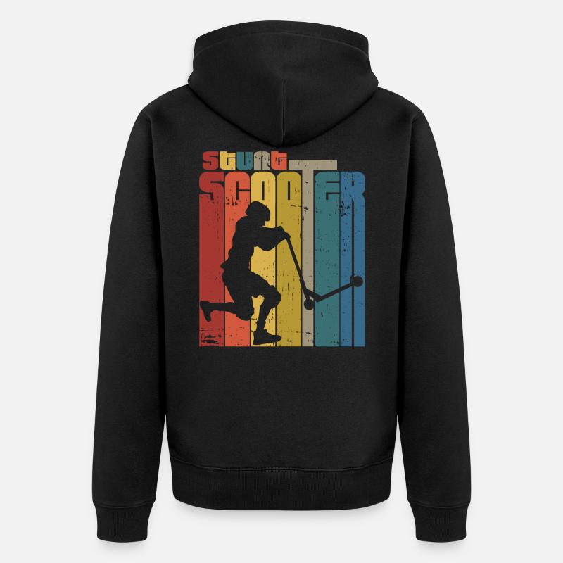 Scooter - Unisex Premium Bio Zip Hoodie - Schwarz