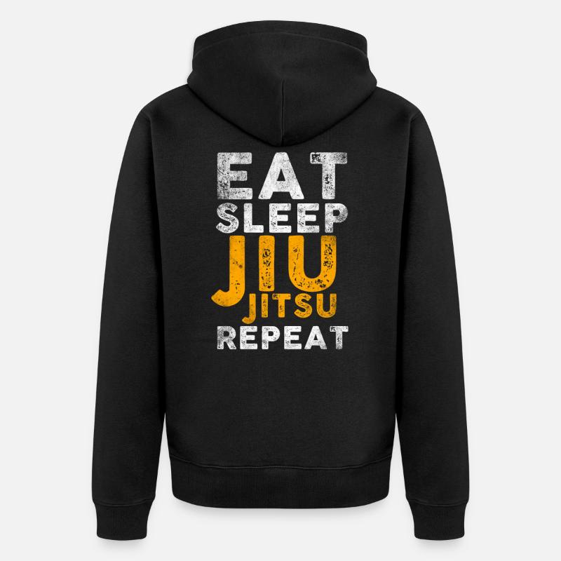 Jiu Jitsu - Veste à capuche bio Premium Unisexe - noir