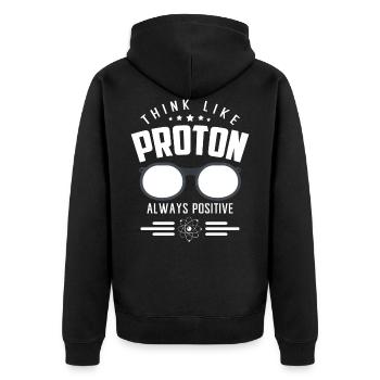 chimie - Veste à capuche bio Premium Unisexe - noir - Dos - Nico (187cm)