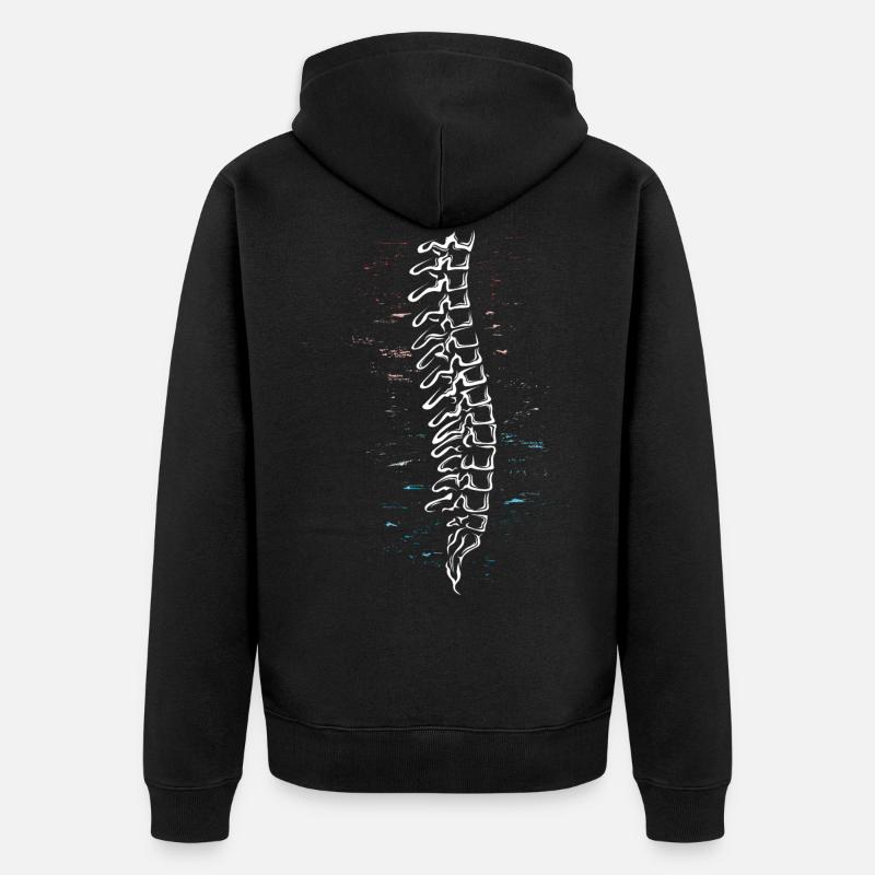 Physiothérapeute chiropracteur physiothérapie - Veste à capuche bio Premium Unisexe - noir