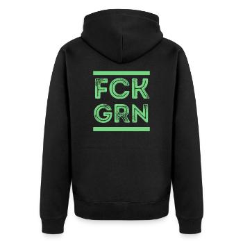 Politique Liberté Le socialisme vert votent - Veste à capuche bio Premium Unisexe - noir - Dos - Nico (187cm)