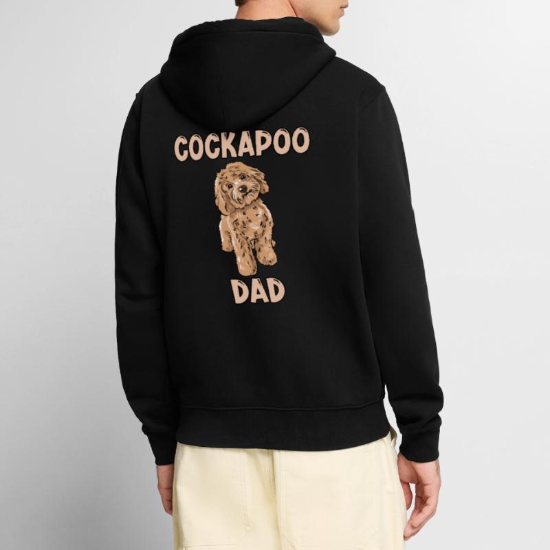 Cockapoo Dad Unisex Premium Organic Zip Hoodie
