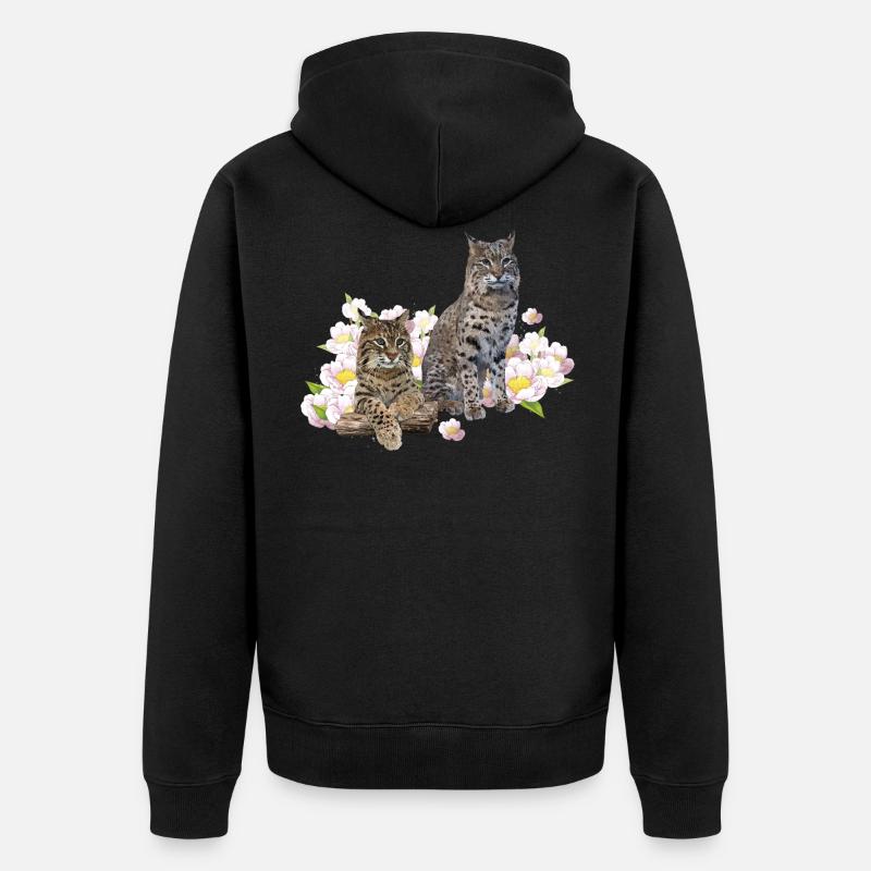 Lynx - Veste à capuche bio Premium Unisexe - noir