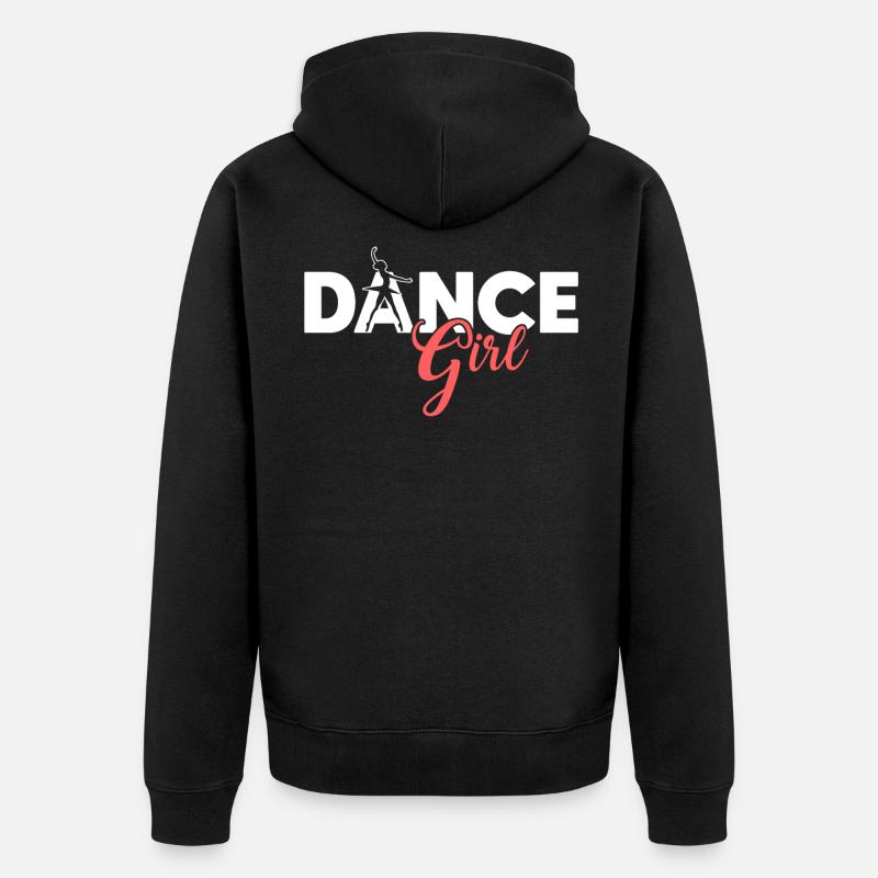 Ballet Dance Girl - Veste à capuche bio Premium Unisexe - noir