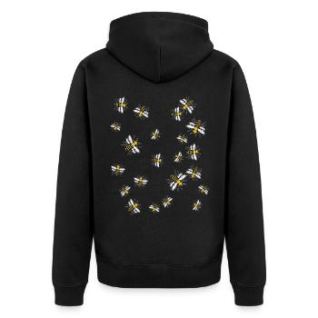 Apiculteur Apiculteur Apiculteurs Apiculteurs - Veste à capuche bio Premium Unisexe - noir - Dos - Nico (187cm)