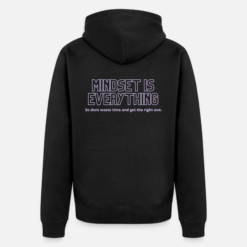 L’état d’ est tout - Veste à capuche bio Premium Unisexe - noir