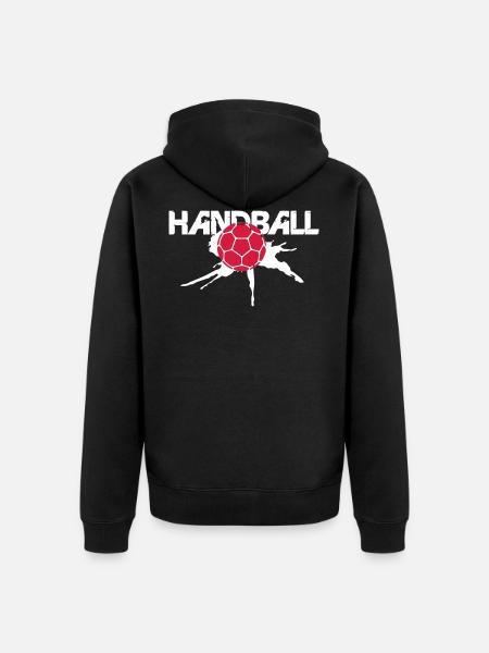 Handball sport - Unisex Premium Organic Zip Hoodie - black