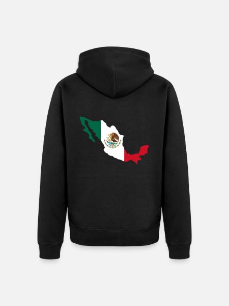 Mexico - Mexico - México - Unisex Premium Organic Zip Hoodie - black