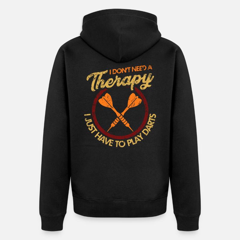 jeu de fléchettes - Veste à capuche bio Premium Unisexe - noir