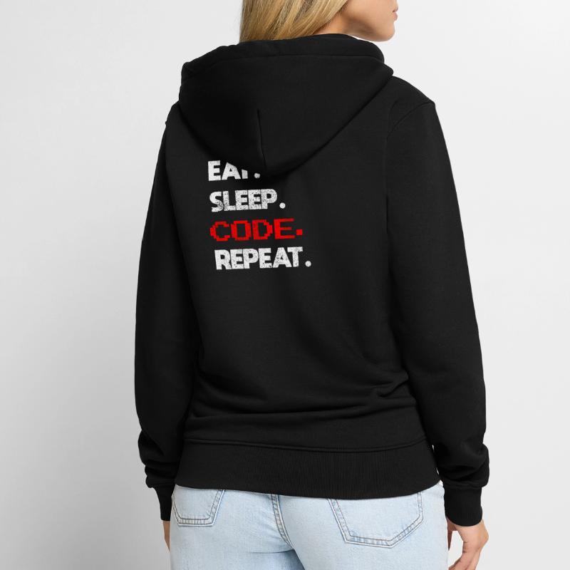 Coder programmer Unisex Premium Organic Zip Hoodie