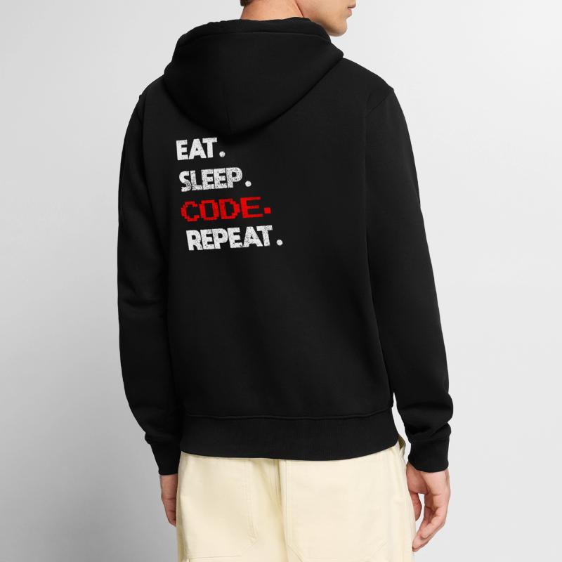 Coder programmer Unisex Premium Organic Zip Hoodie