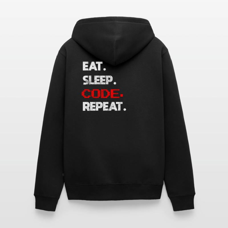 Coder programmer Unisex Premium Organic Zip Hoodie