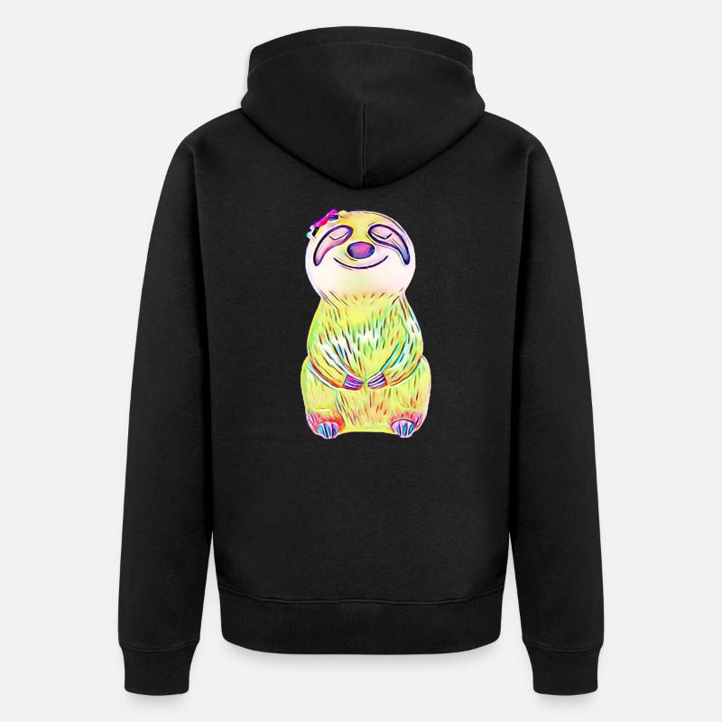 Môle - Veste à capuche bio Premium Unisexe - noir