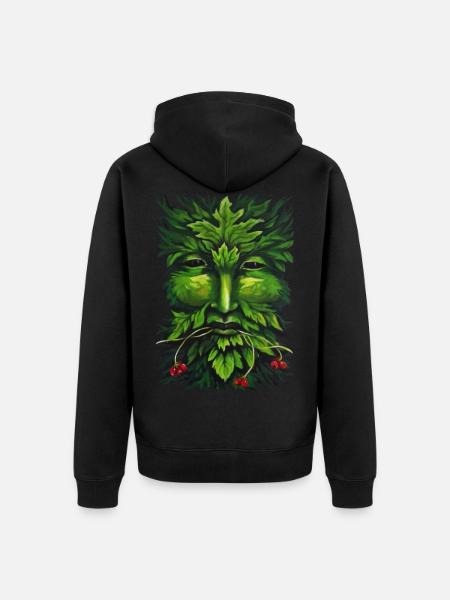 The Waldschrat - Unisex Premium Organic Zip Hoodie - black