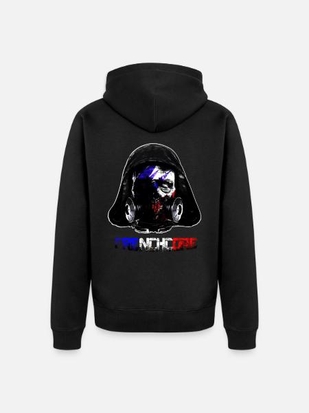 frit - Veste à capuche bio Premium Unisexe - noir