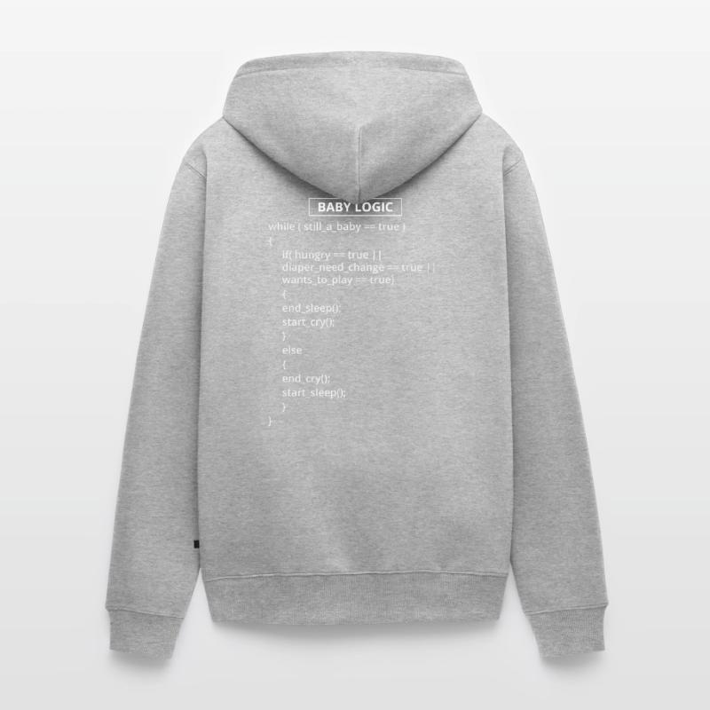 Programmeur informatique Codeurs Software Engineers Gift Veste à capuche bio Premium Unisexe
