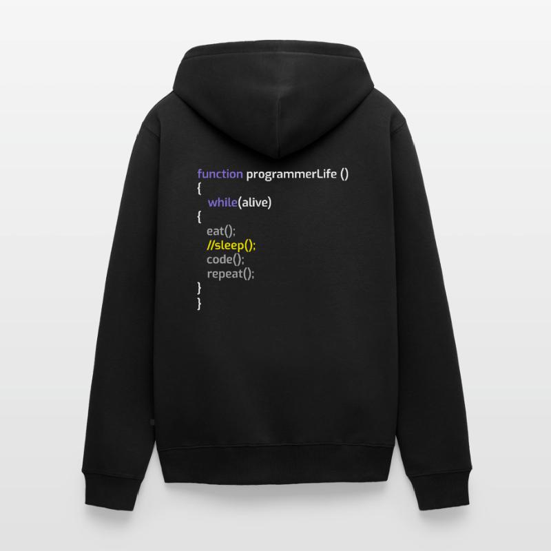 Computerprogrammierer Codierer Software Engineers Geschenk Unisex Premium Bio Zip Hoodie
