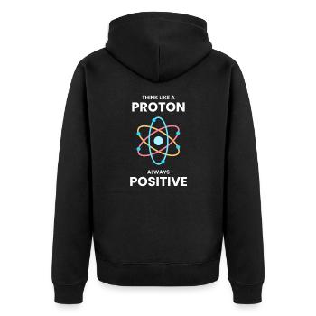 Science - Veste à capuche bio Premium Unisexe - noir - Dos - Nico (187cm)