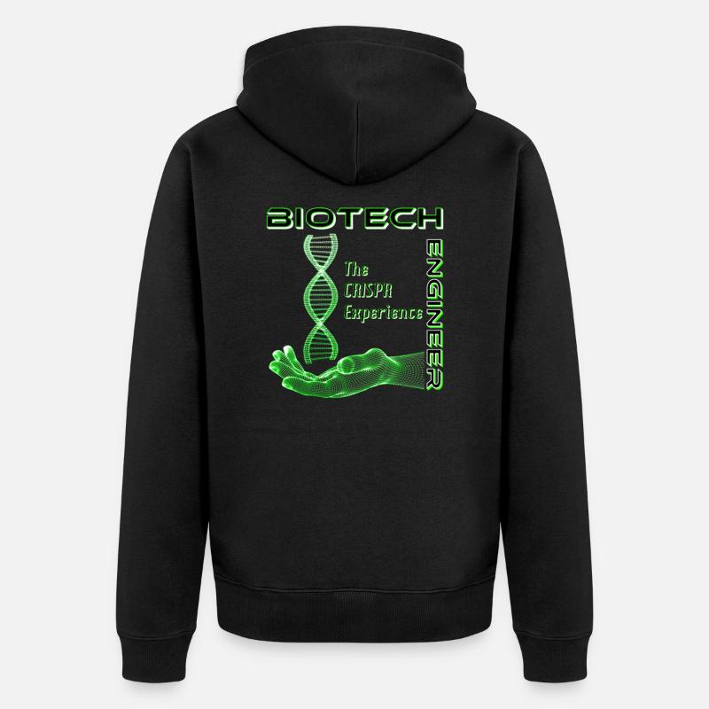 Biotech Engineer - Unisex Premium Bio Zip Hoodie - Schwarz