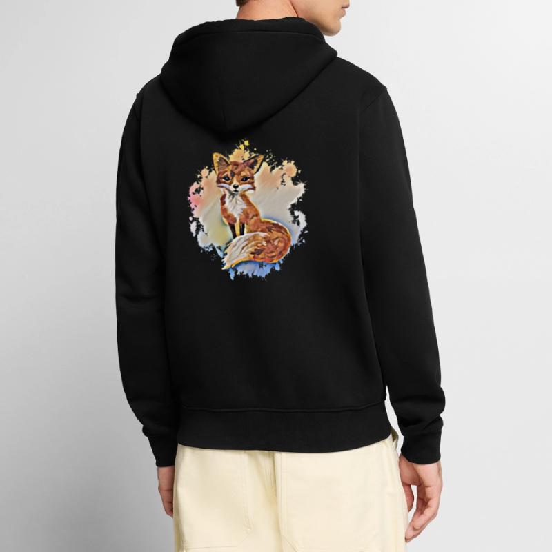 Fuchs Unisex Premium Bio Zip Hoodie