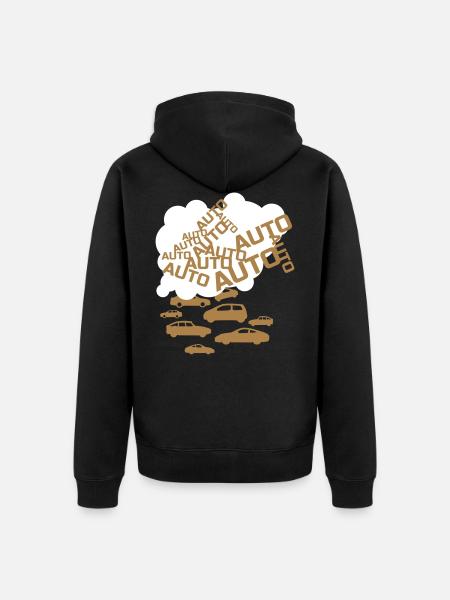 Auto Auto Auto! - Unisex Premium Bio Zip Hoodie - Schwarz