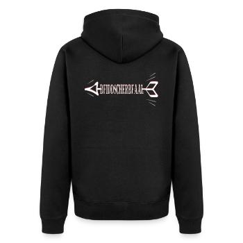 Bfiddscherbfaal - Veste à capuche bio Premium Unisexe - noir - Dos - Nico (187cm)