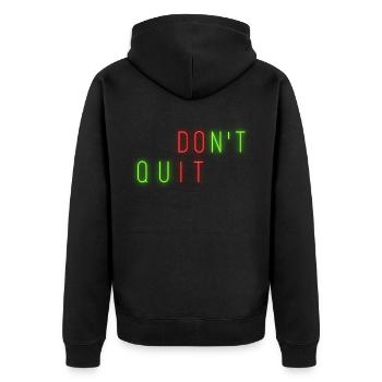 Do It Red Green Motivation Sayings Quote Motto - Veste à capuche bio Premium Unisexe - noir - Dos - Nico (187cm)