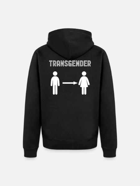 transgenres - Veste à capuche bio Premium Unisexe - noir