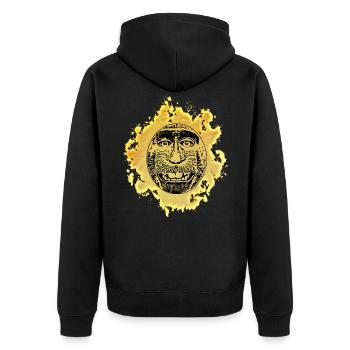 Singe - Veste à capuche bio Premium Unisexe - noir - Dos - Nico (187cm)