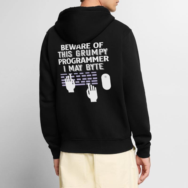 Programmers Coding Programming Programmierer Unisex Premium Bio Zip Hoodie