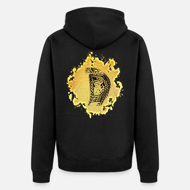 Cobra - Veste à capuche bio Premium Unisexe - noir
