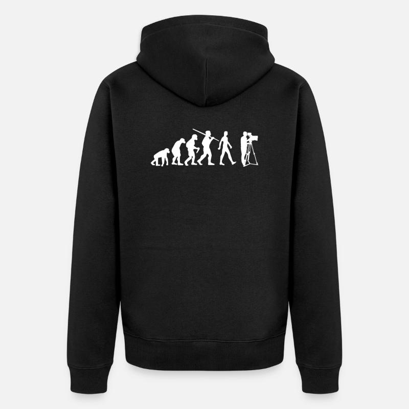 Cameraman Evolution Cameraman - Veste à capuche bio Premium Unisexe - noir