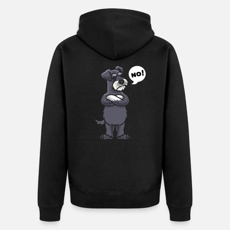 Rons de naine - Veste à capuche bio Premium Unisexe - noir