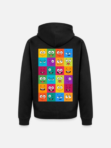 Motivation - Veste à capuche bio Premium Unisexe - noir