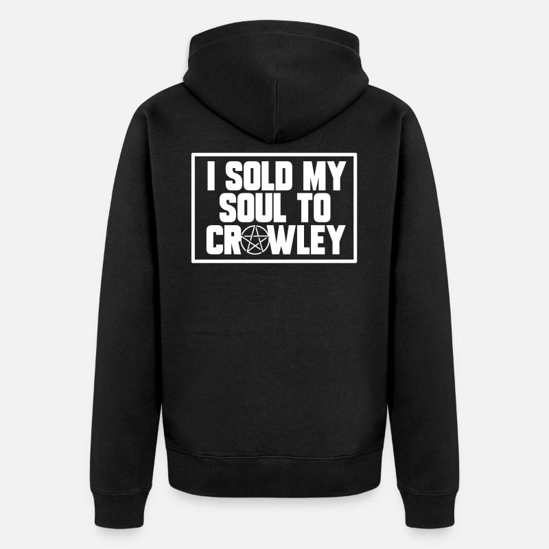 VENDU MON ÂME, CADEAU - Veste à capuche bio Premium Unisexe - noir