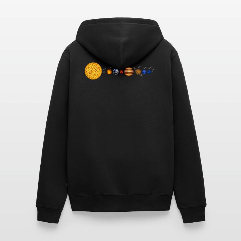 Solar system Unisex Premium Organic Zip Hoodie