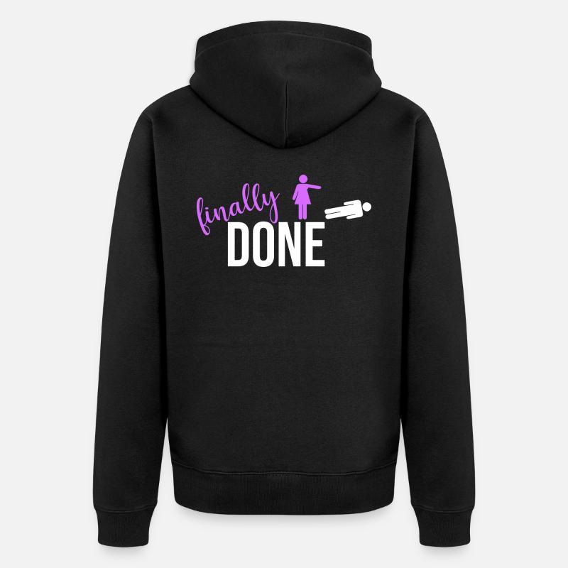 Divorces divorce - Veste à capuche bio Premium Unisexe - noir