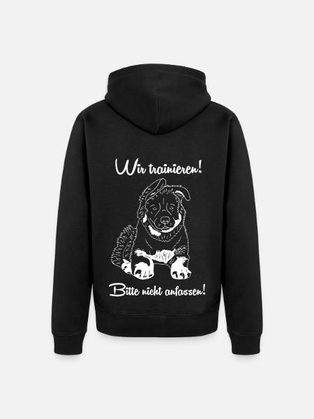 Altdeutscher Schäferhund - Unisex Premium Bio Zip Hoodie - Schwarz