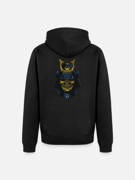 Ronin - Unisex Premium Organic Zip Hoodie - black